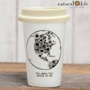Natural Life You Mean the World to Me Travel Mug